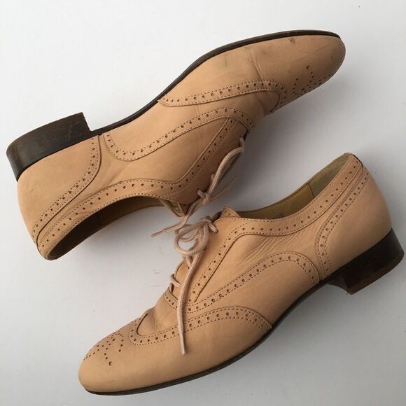 J.Crew Sz 6 Camden Leather brogues Shoe Oxford - Picture 1 of 8